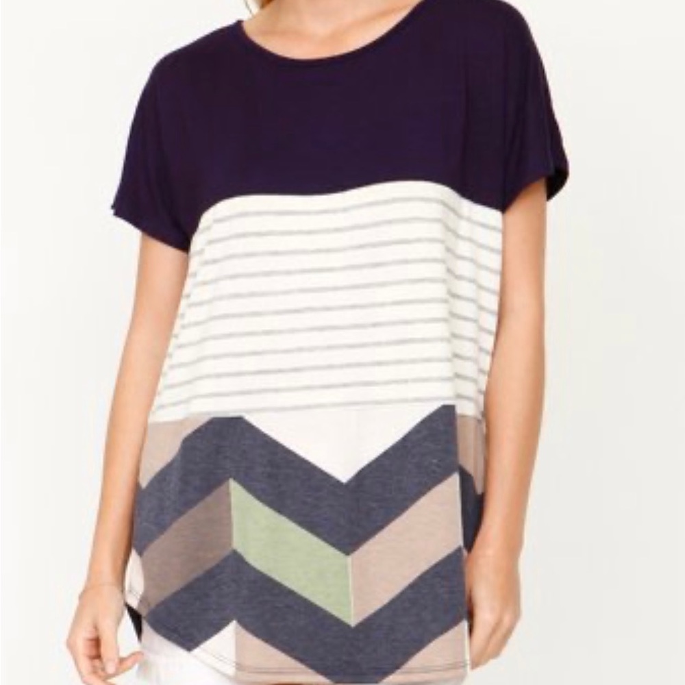 Egs by Eloges color block oversized tunic